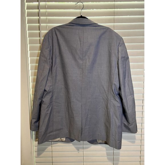Brooks Brothers 100% Cotton Light Blue Sport Coat - Size 48L - Picture 3 of 4